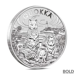 2024 1 oz Australia Quokka Silver Coin (BU)