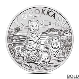 2024 1 oz Australia Quokka Silver Coin (BU)