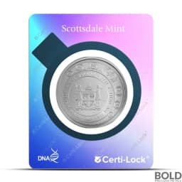 2024 1 oz Fiji Unicorn Blossom Silver Coin (Rainbow Color)