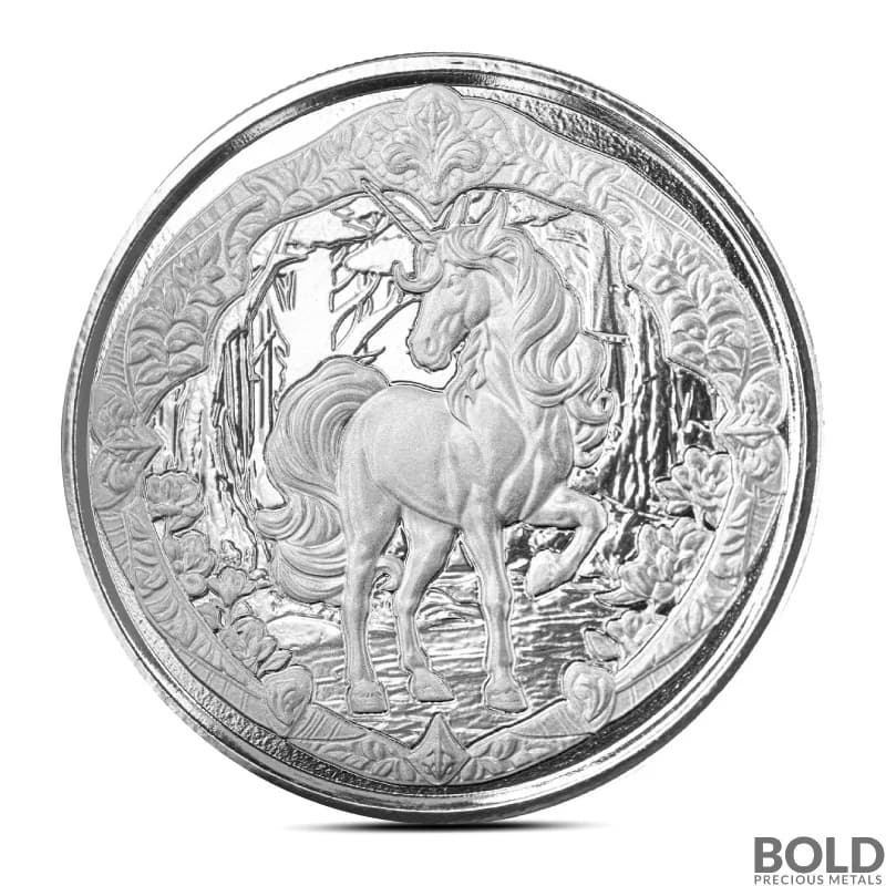2024 1 oz Fiji Unicorn Silver Coin (BU)