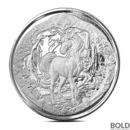2024 1 oz Fiji Unicorn Silver Coin (BU)
