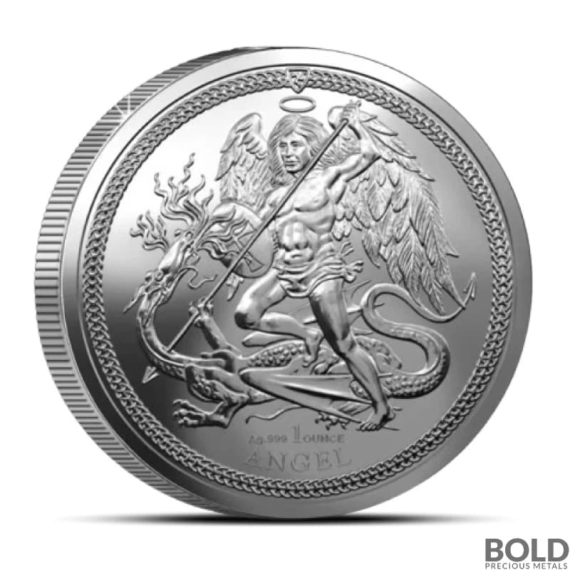 2024 1 oz Isle of Man The Angel Silver Coin (BU)