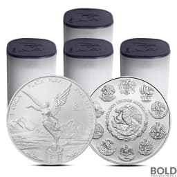 2024 1 oz Mexican Libertad Silver Coin BU - Lot of 100