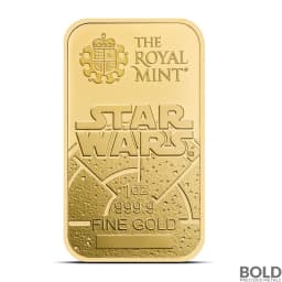 2024 1 oz Royal Mint Star Wars Dark Side Gold Bar