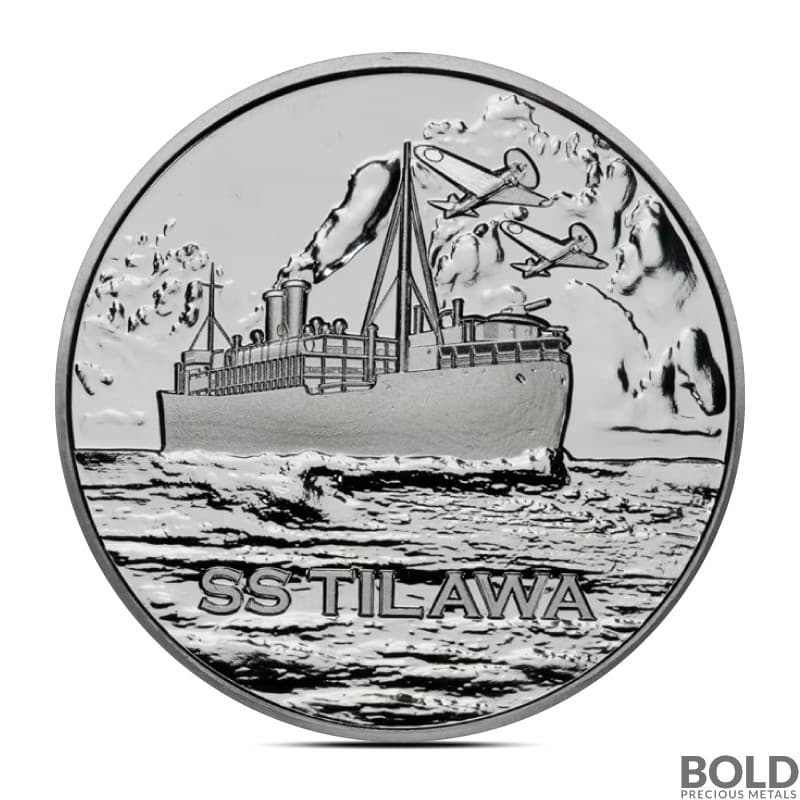 2024 1 oz SS Tilawa Shipwreck Glory: Voyage Edition Silver Round