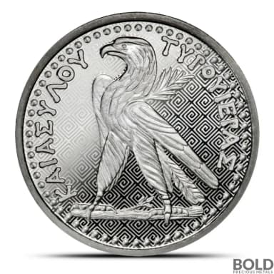 2024 1 oz St. Helena Shekel of Tyre Replica Silver Coin (BU)