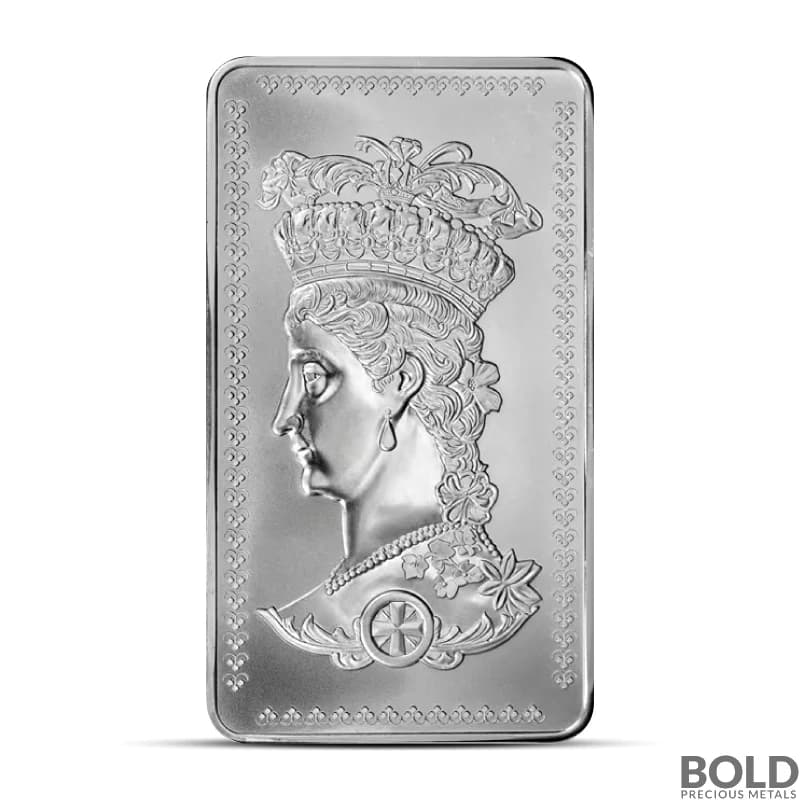 2024 10 oz Gothic Crown Silver Bar