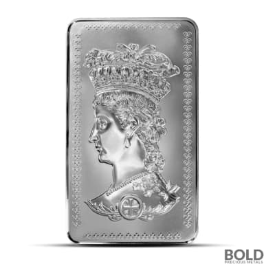 2024 100 oz Gothic Crown Silver Bar
