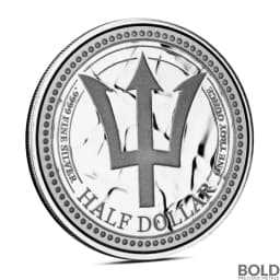 2024 1 oz Barbados Trident Silver Coin