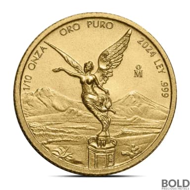 2024 1/10 oz Mexican Libertad Gold Coin (BU)