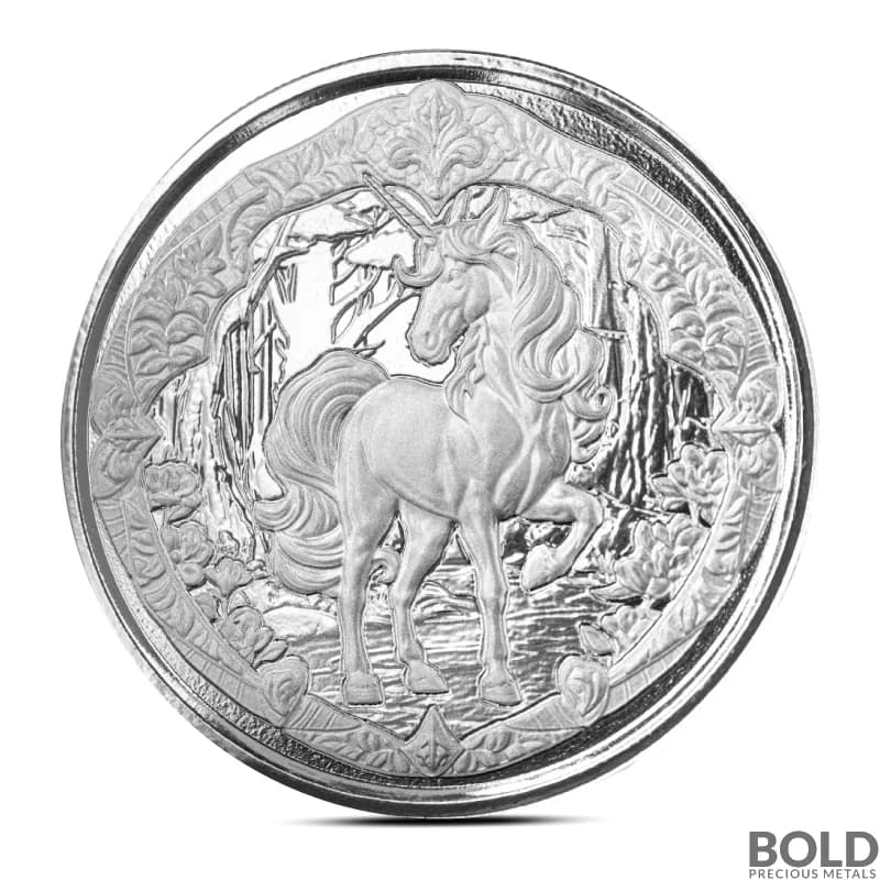 2024 1/2 oz Fiji Unicorn Silver Coin (BU)