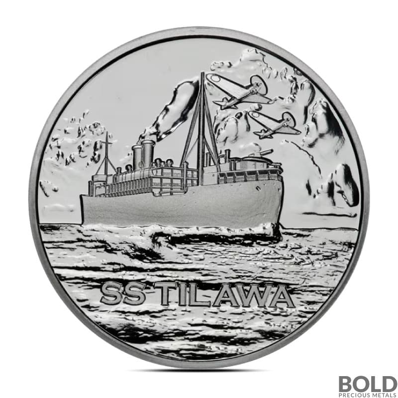 2024 1/2 oz SS Tilawa Shipwreck Glory: Voyage Edition Silver Round