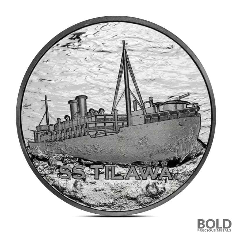 2024 1/2 oz SS Tilawa Shipwreck Remembrance: Sinking Fate Silver Round