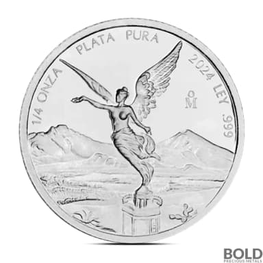 2024 1/4 oz Mexican Libertad Silver Coin (BU)