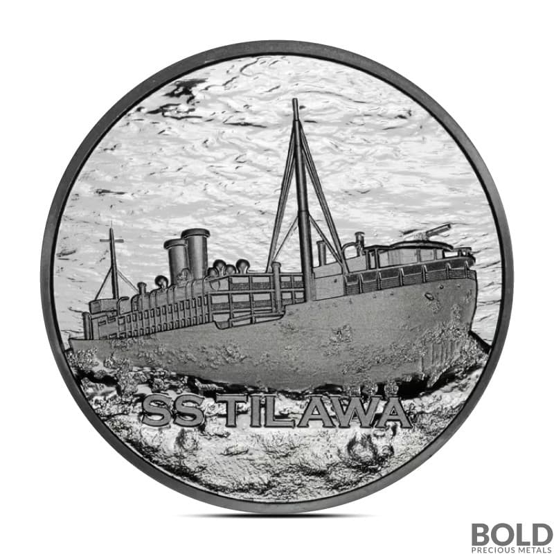 2024 1/4 oz SS Tilawa Shipwreck Remembrance: Sinking Fate Silver Round