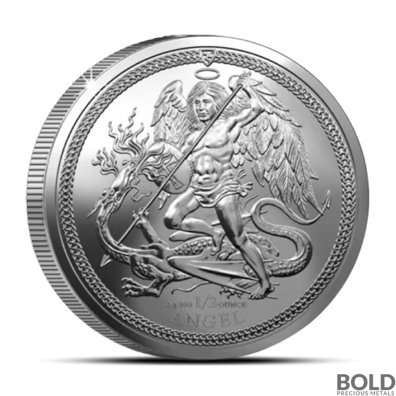 2024 1/2 oz Isle of Man The Angel Silver Coin (BU)