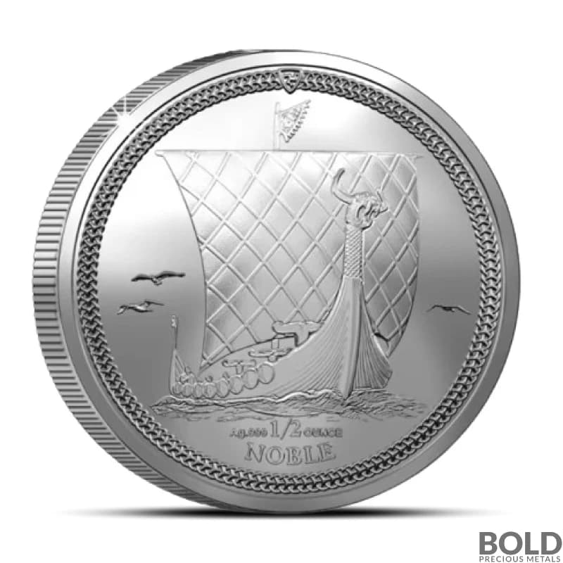 2024 1/2 oz Isle of Man The Noble Silver Coin (BU)