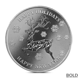 2024 1 oz Asahi Christmas Silver Round - Tube of 20