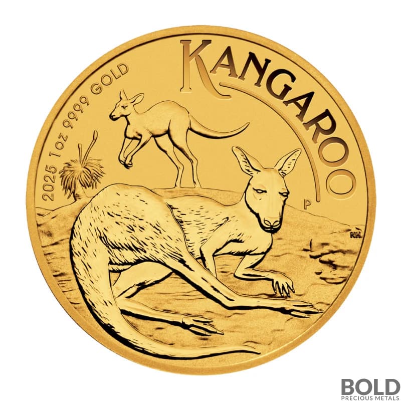 2025 1 oz Australian Kangaroo Gold Coin (BU)