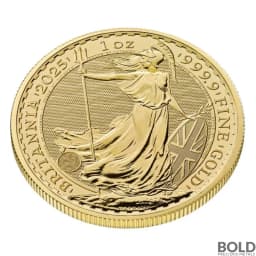 2025 1 oz British Britannia Gold Coin (BU)