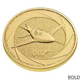 2025 1 oz British James Bond Of The 80's Gold Coin (BU)
