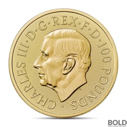 2025 1 oz British Lion and American Eagle Gold Coin (BU)