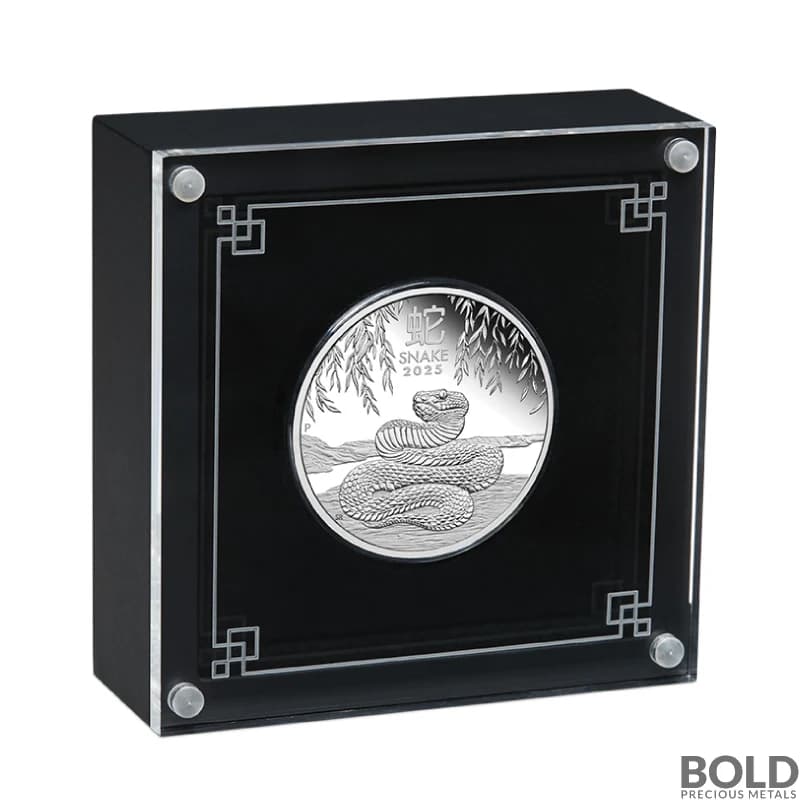 2025 1 oz Perth Lunar Year of the Snake Silver Coin (Proof)