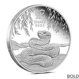 2025 1 oz Perth Lunar Year of the Snake Silver Coin (Proof)