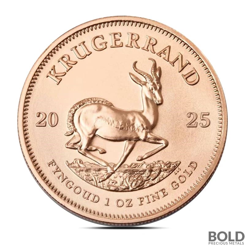 2025 1 oz South African Krugerrand Gold Coin (BU)