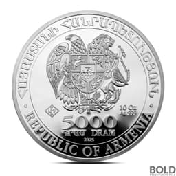 2024 10 oz Armenia Noah's Ark Silver Coin (BU)
