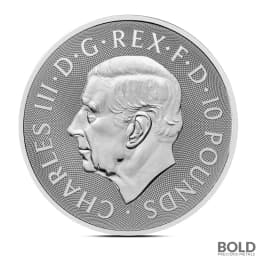 2025 10 oz British Myths & Legends Merlin Silver Coin (BU)