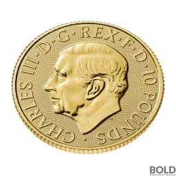 2025 1/10 oz British Lion and American Eagle Gold Coin (BU)