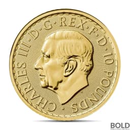 2025 1/10 oz British Lion and American Eagle Gold Coin (BU)