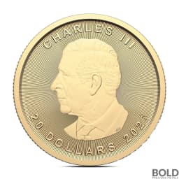 2025 1/2 oz Canadian Maple Leaf Gold Coin (BU)