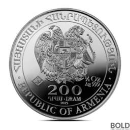 2025 1/2 oz Armenia Noah's Ark Silver Coin (BU)
