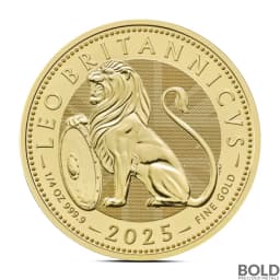 2025 1/4 oz British Lion Gold Coin (BU)