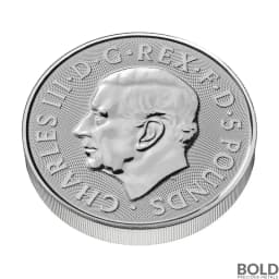 2025 2 oz British Tudor Beasts: Panther Silver Coin (BU)