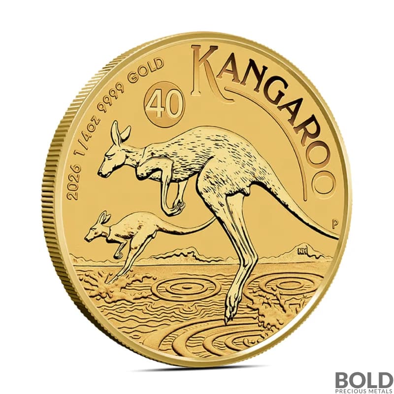 2026 1/4 oz Australian Gold Kangaroo Coin (BU)
