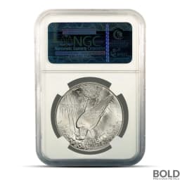Silver Peace Dollar (MS66, NGC, Random)