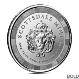 1 oz Scottsdale Gemma The Unicorn Silver Round (Color)