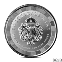 1 oz Scottsdale Gemma The Unicorn Silver Round (Color)