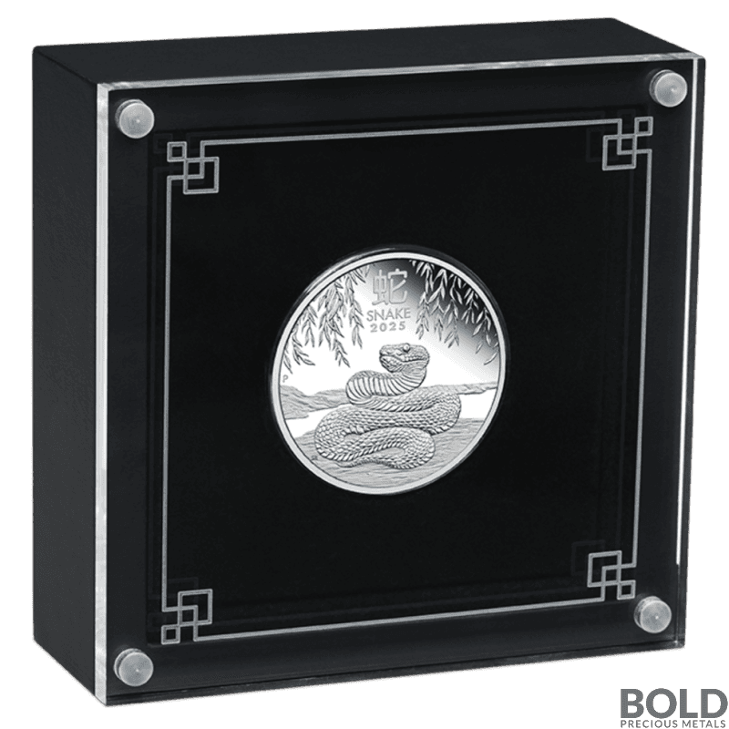 2025 1/2 oz Australian Lunar Year Of The Snake Silver Coin (Proof)