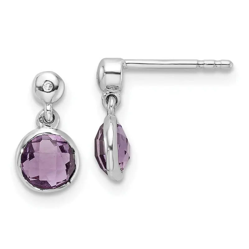 rh-plated-white-ice-diamond-and-amethyst-post-earrings-ss