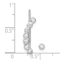 rhodium-plated-polished-cz-ear-climber-and-stud-earring-ss