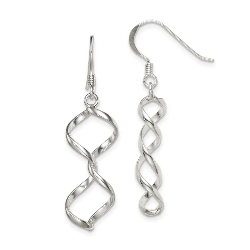 polished-fancy-twisted-dangle-earrings-sterling-silver