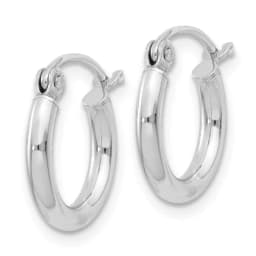 sterling-silver-rhodium-plated-round-hoop-earrings