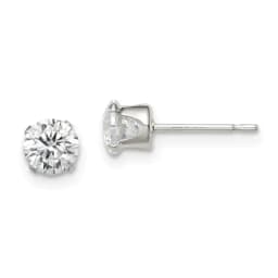 sterling-silver-round-snap-set-cz-stud-earrings