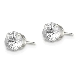sterling-silver-round-snap-set-cz-stud-earrings