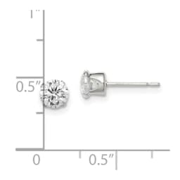 sterling-silver-round-snap-set-cz-stud-earrings