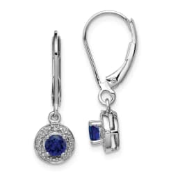 rhodium-plated-diamond-and-created-sapphire-earrings-ss